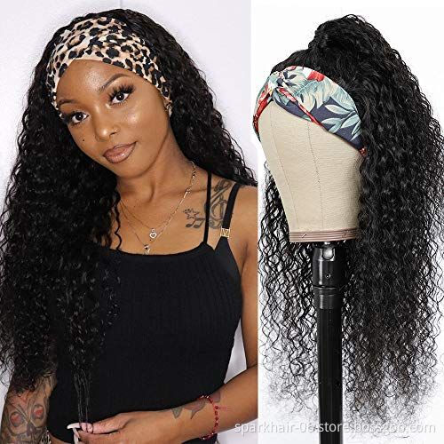Wholesale Headband Wig Human Hair For Black Women,Headband Kinky Human Hair Wig,Remy Human Hair Headband Wig
